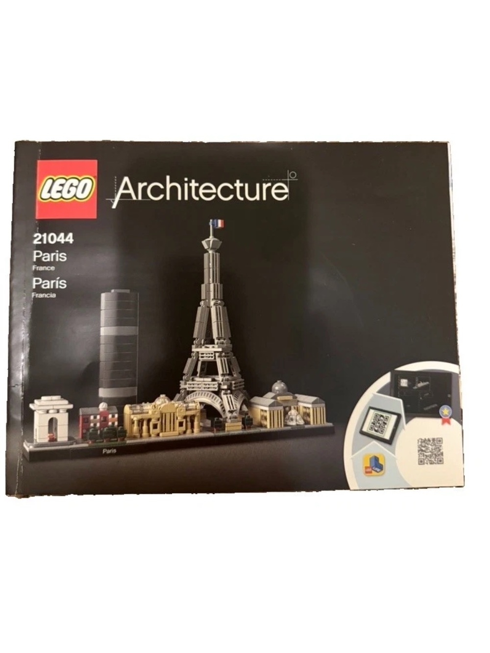 LEGO Architecture Paris Skyline 21044 - RETIRED Set w/ Manual NO BOX